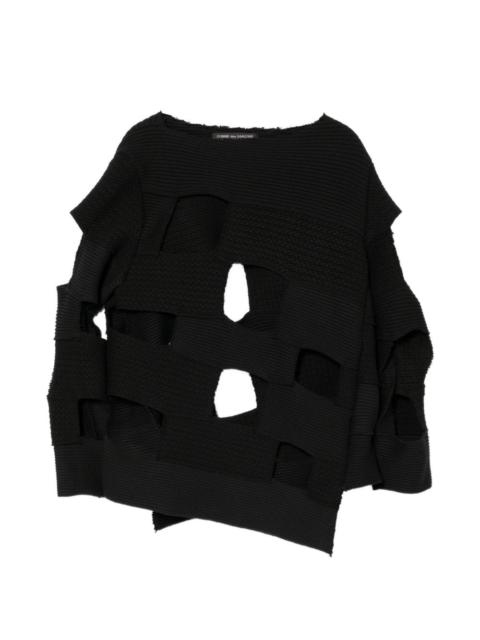 Comme des Garçons Homme Plus cut-out sweater