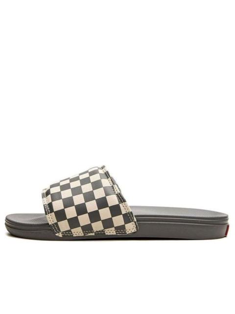Vans Vans La Costa Slide-On Sports Slippers Black White Distress Grid 'Black White' VN0A5HF588H