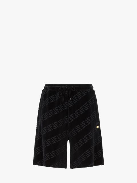 FENDI Black velvet pants