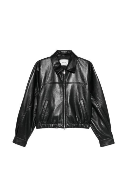 AGOLDE Dixon Cocoon zip bomber jacket