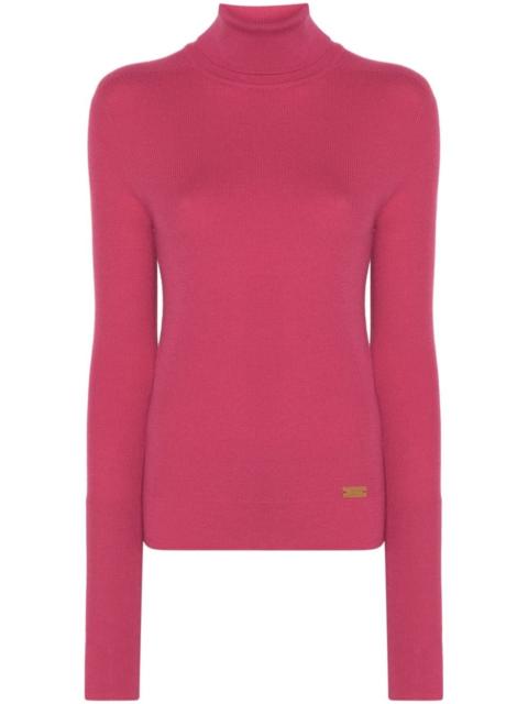 Balmain logo-plaque jumper