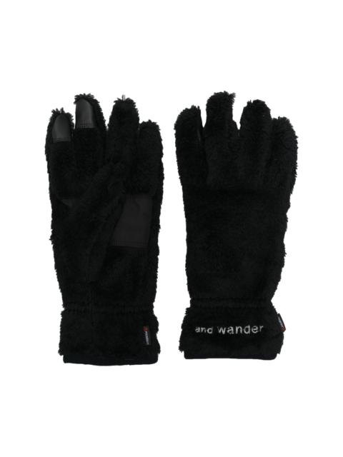 and Wander High Loft fleece gloves