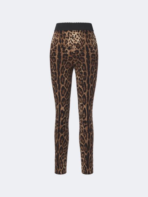 Dolce & Gabbana Leopard-print leggings