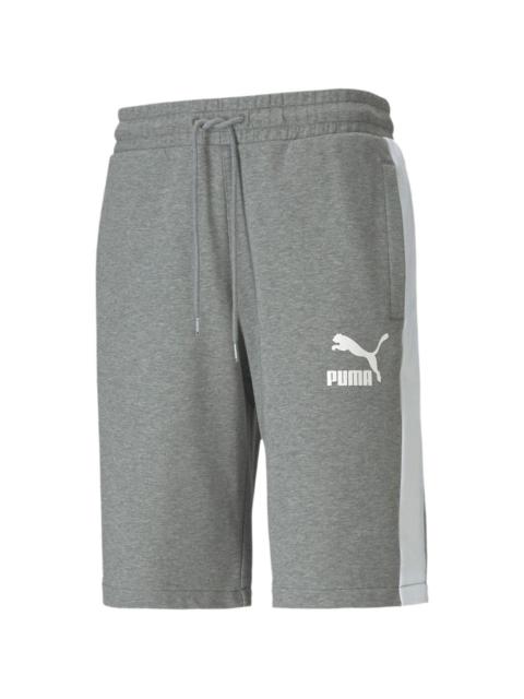 PUMA striped logo shorts
