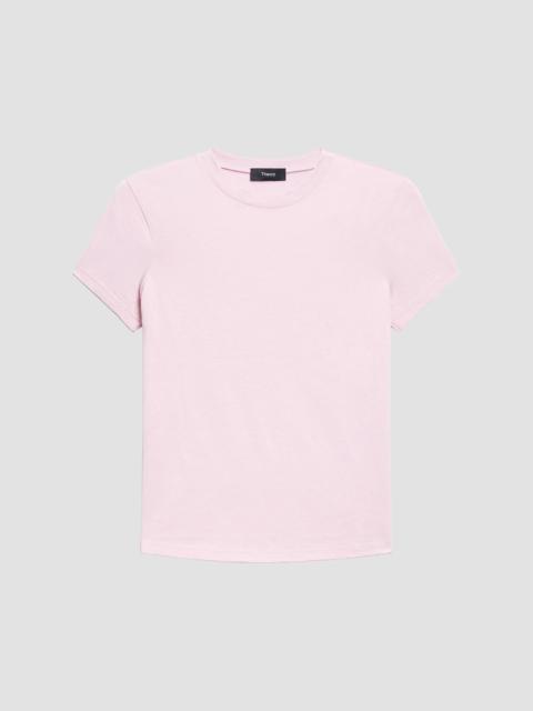 Theory Women's Tiny Tee Cotton T-Shirt - Rose Mauve