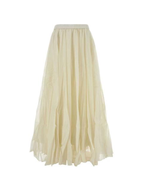 CO pleated-detail elasticated-waist skirt