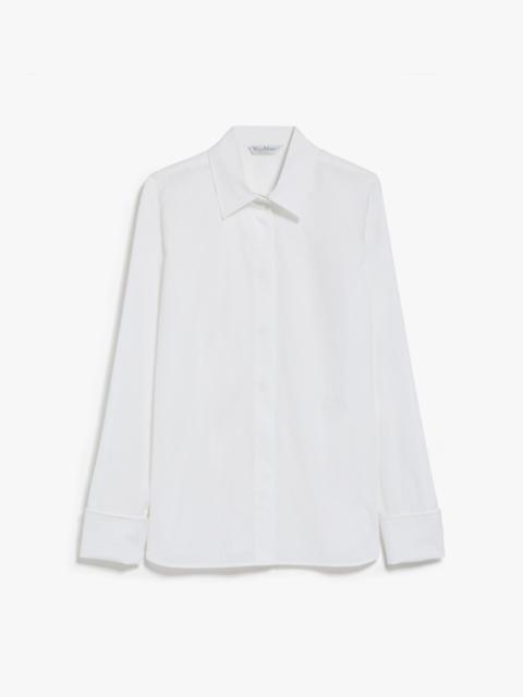 Max Mara KNUT Men’s-style cotton crepe shirt