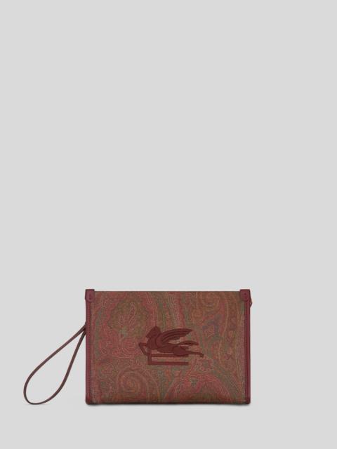 Etro LARGE PAISLEY LOVE TROTTER POUCH
