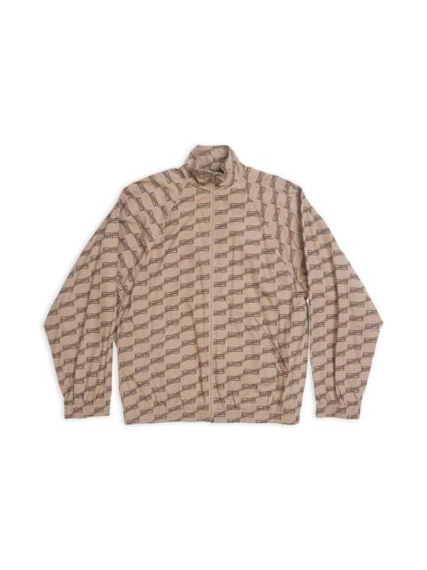 BALENCIAGA bb monogram regular fit tracksuit jacket