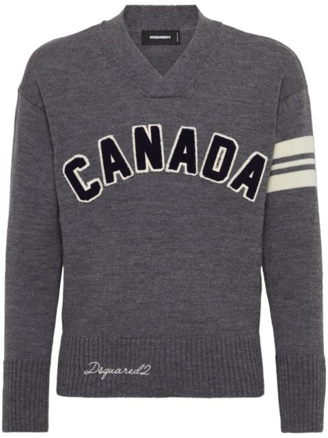 DSQUARED2 Canada-patch jumper