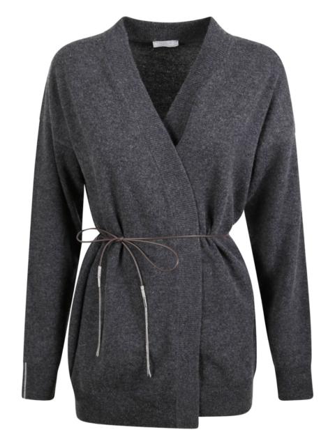 PESERICO tie-waist cardigan