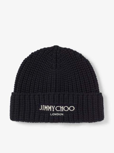 JIMMY CHOO Yuki
Black Cashwool Knit Hat