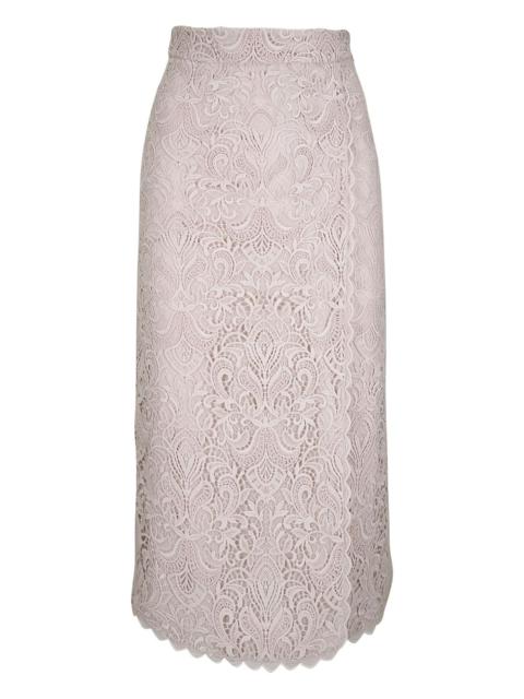 Etro lace midi skirt