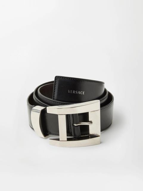 VERSACE Leather Belt 4 cm