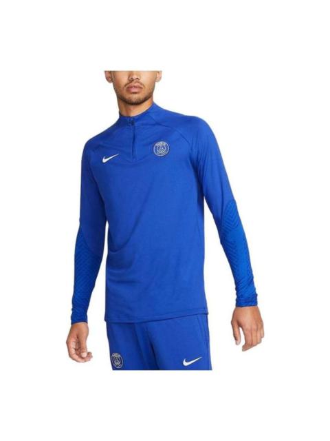 Nike Nike x Paris Saint-Germain Strike Dri-FIT Knit Football Drill Top 'Blue' DN2815-418
