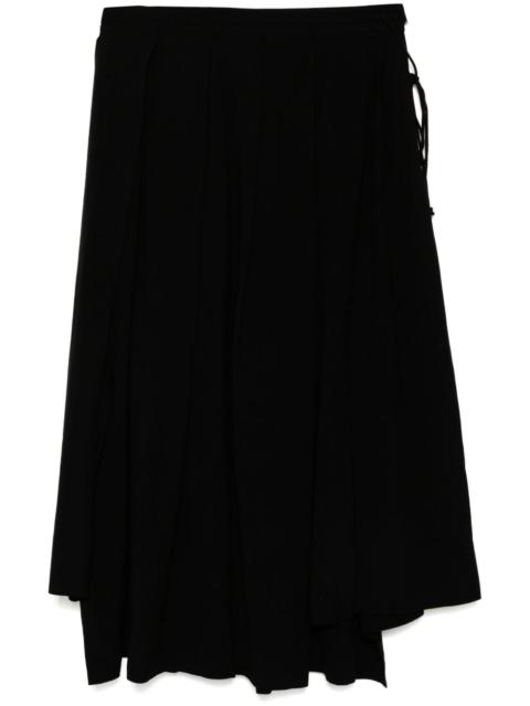 Yohji Yamamoto pleated skirt