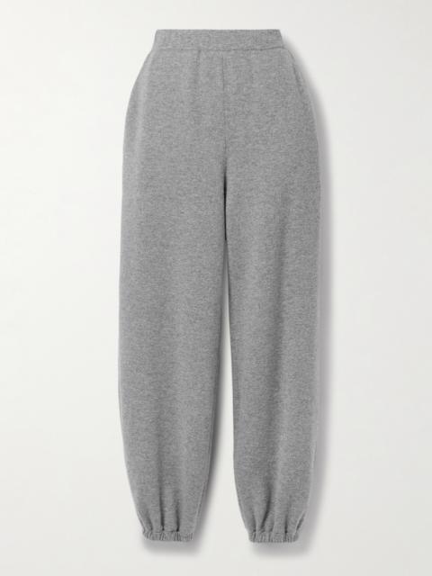 The Row Liyana Cashmere Tapered Track Pants