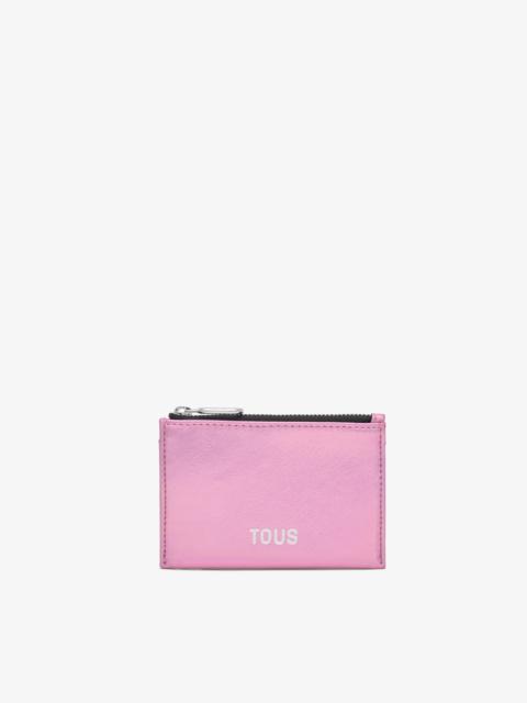 TOUS Metalized pink Change purse cardholder TOUS New Dorp