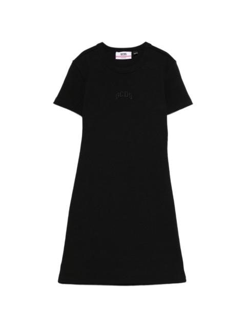 GCDS ribbed A-line dress