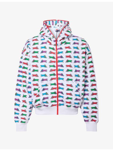 ICECREAM Repeat Running Dog Cotton Hoodie