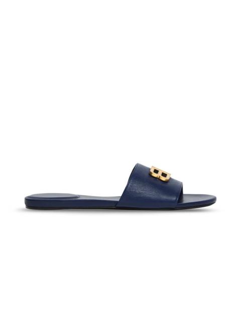BALENCIAGA Women's Groupie Sandal in Navy Blue