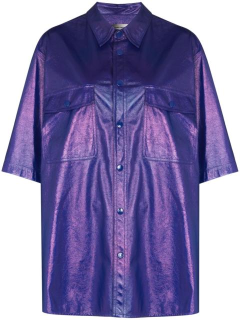 Isabel Marant Gilin faux-leather shirt