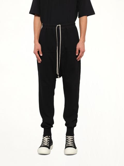 Rick Owens DRKSHDW Heavy Jersey Prisoner Drawstring in Black