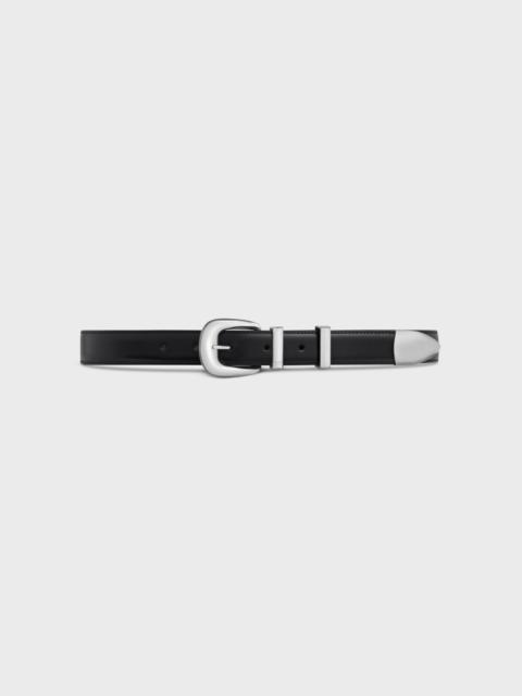 CELINE MEDIUM WESTERN BELT in Taurillon Leather