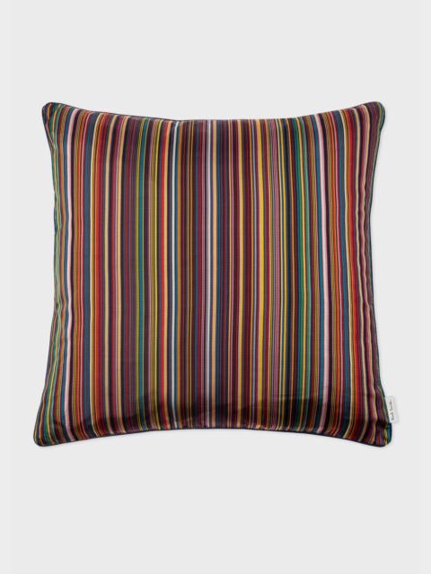 'Signature Stripe' Silk Cushion