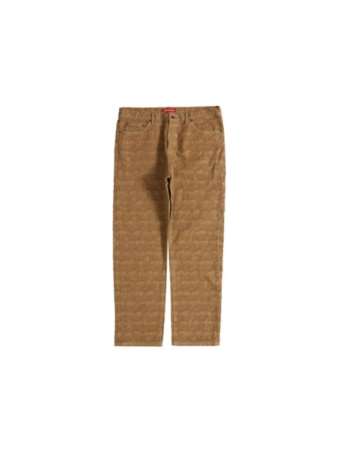 Supreme Supreme Fat Tip Jacquard Regular Jean Olive