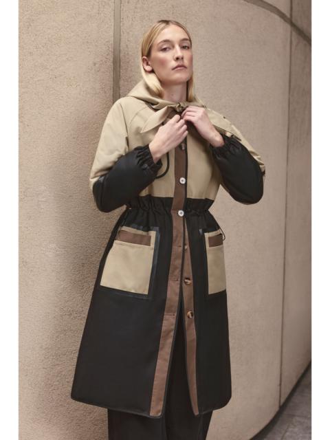 KAREN MILLEN Colourblock Padded Hood Coat