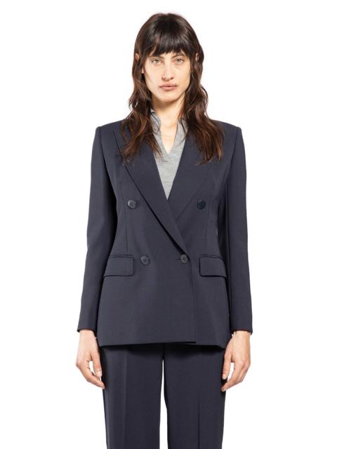 Max Mara Fitted Wool Crepe Blazer