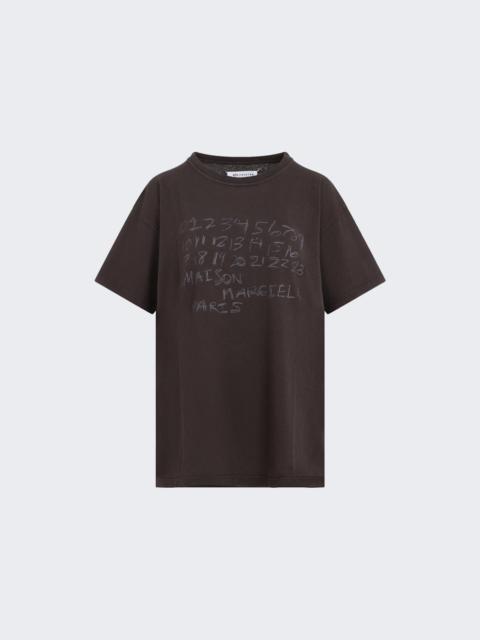 Maison Margiela Short Sleeve Tee Brown