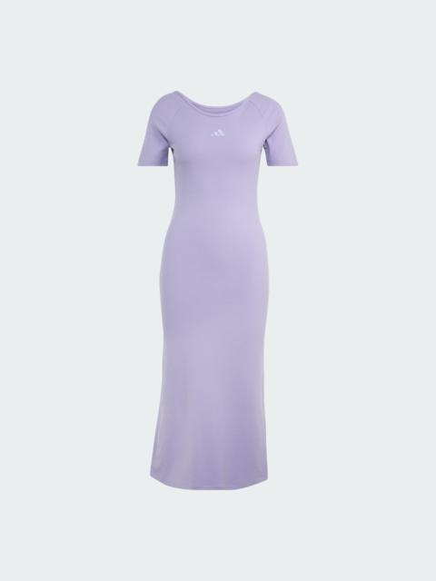 adidas ADIDAS KIT SMALL LOGO RIB DRESS
