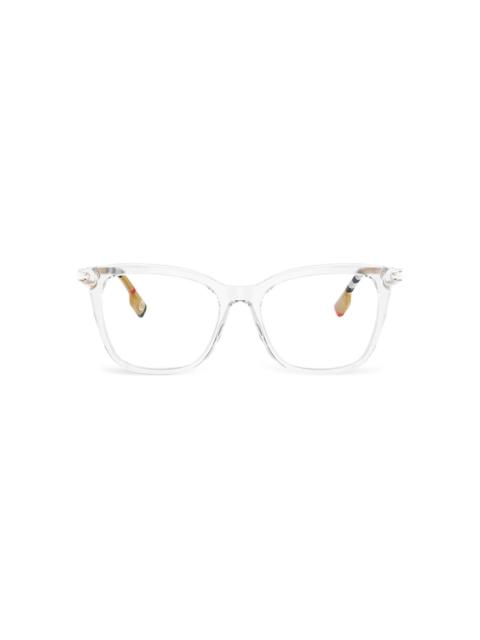 Burberry transparent square glasses