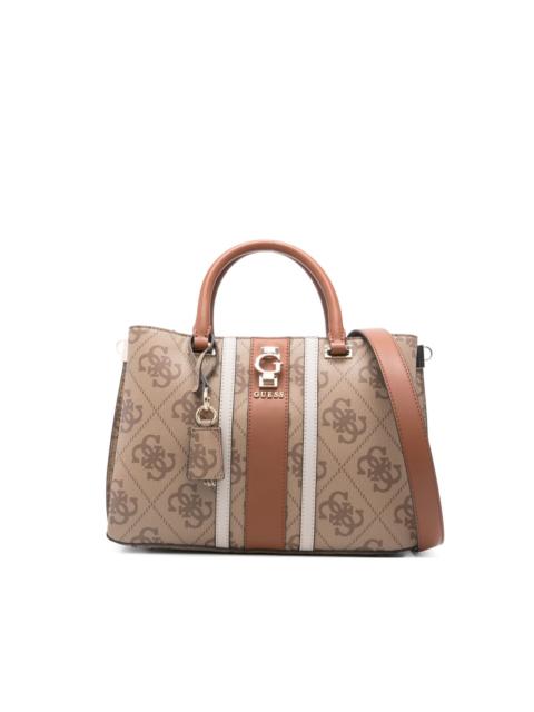 GUESS USA monogram-pattern tote bag