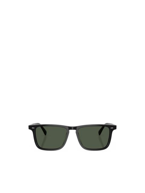 Oliver Peoples Brano rectangle-frame sunglasses