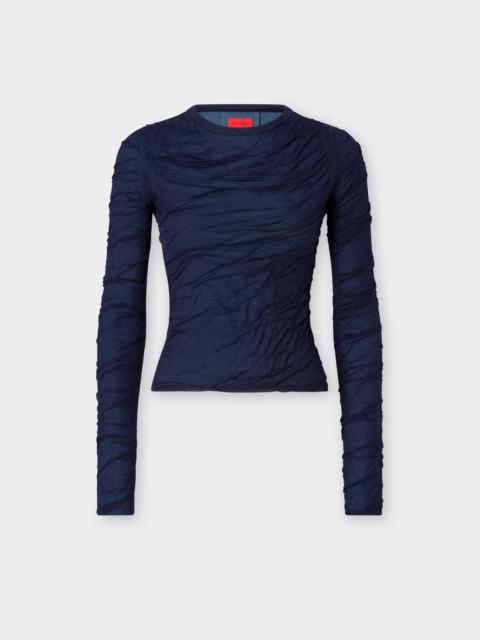 Ferrari Slim fit wool and cotton jumper