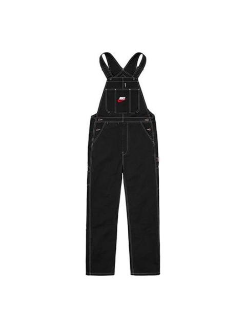 Supreme Supreme FW18 Nike Cotton Twill Overalls Black SUP-FW18-541
