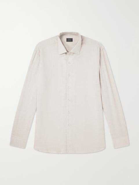 Brioni Marcello Cotton and Cashmere-Blend Shirt