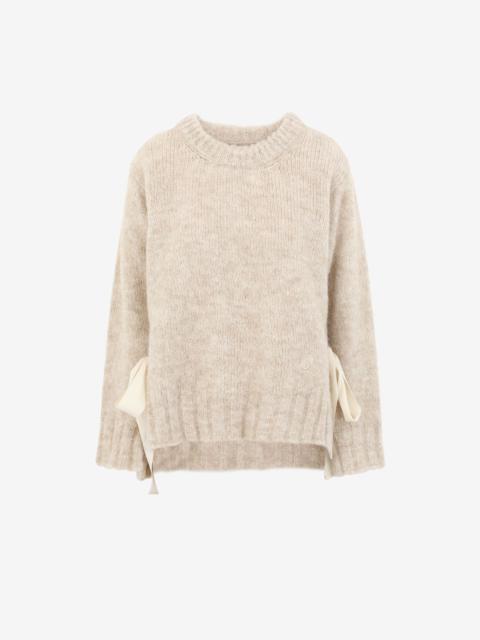MM6 Maison Margiela Ribbon hairy knit sweater