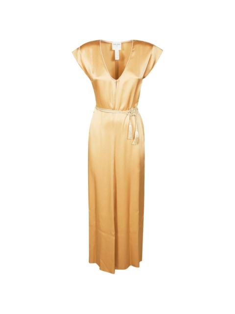 forte_forte tassel-belt midi dress