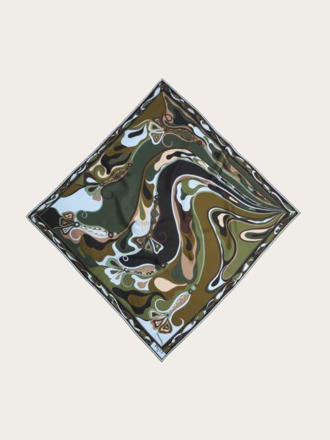 PUCCI ORCHIDEE PRINT SILK CARRE