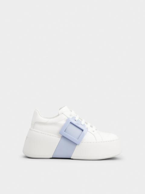 Roger Vivier Viv' Skate Sneakers in leather