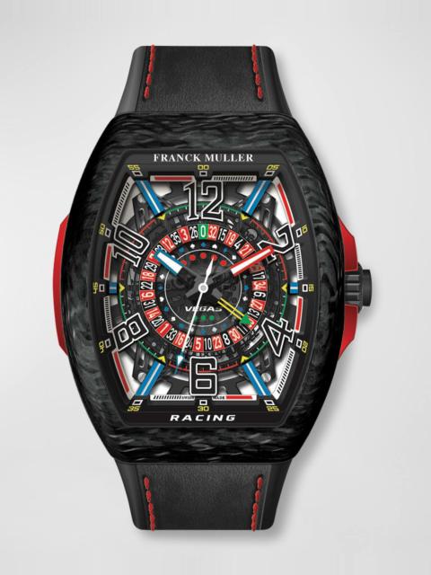FRANCK MULLER 45mm Vanguard Carbon Racing Vegas Watch