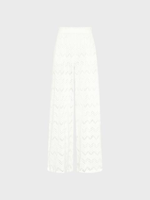 Vilebrequin WOMEN MESH WIDE-LEG PANTS