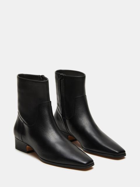 STEVE MADDEN DUSTY BLACK LEATHER