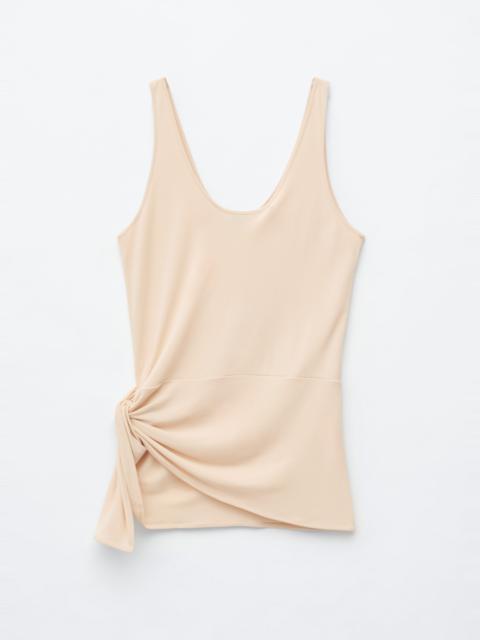 & Other Stories Knot-Detail Scoop-Neck Top