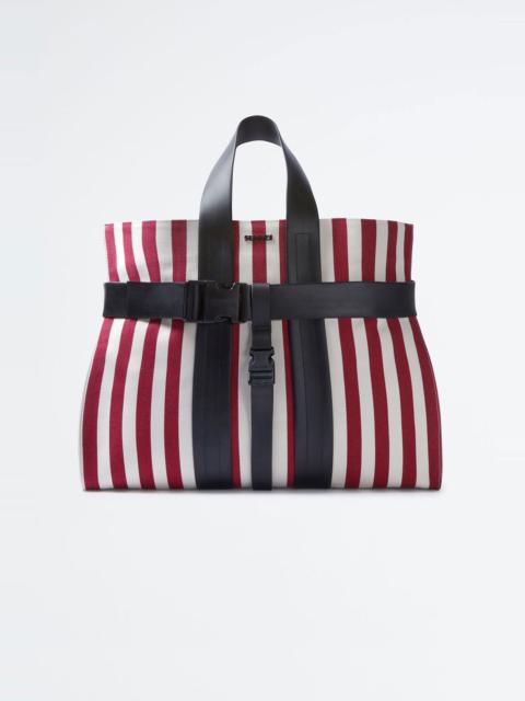 SUNNEI STRIPED PARALLELEPIPEDO MESSENGER BAG