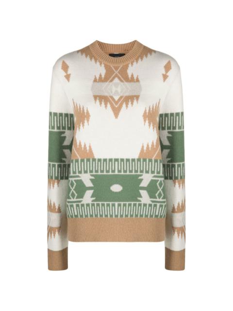 Icon jacquard sweater